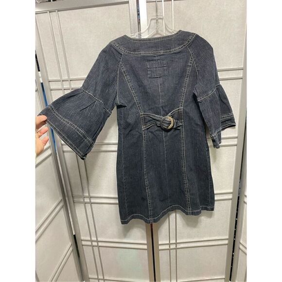 a.m.i denim stylish 3/4 sleeves Jacket size S NWOT - Picture 8 of 8